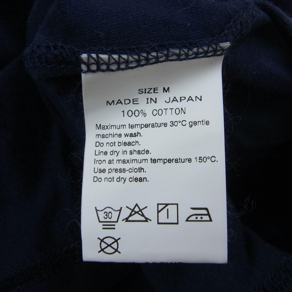 ザ プール バックプリント 半袖 ポケット Tシャツ ネイビー系 M【中古】