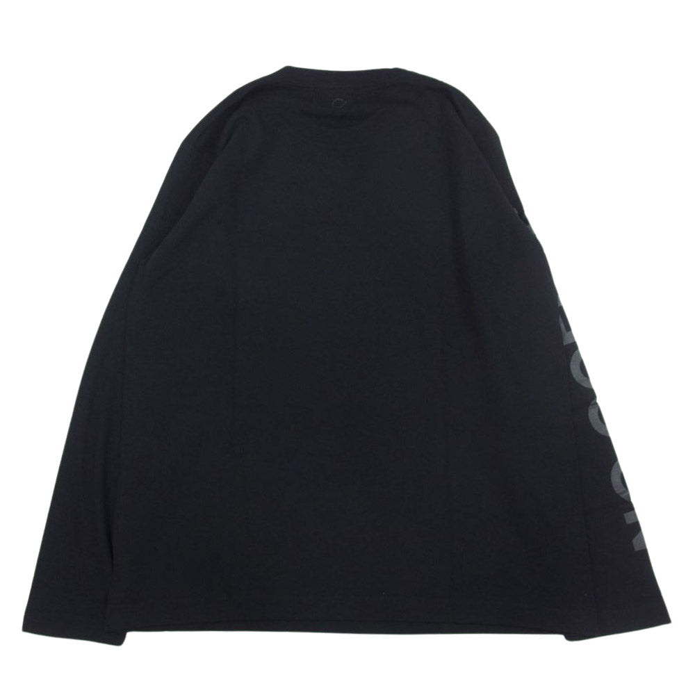ノーコーヒー ブラックロゴ 袖プリント 長袖 Tシャツ ブラック系 M【中古】