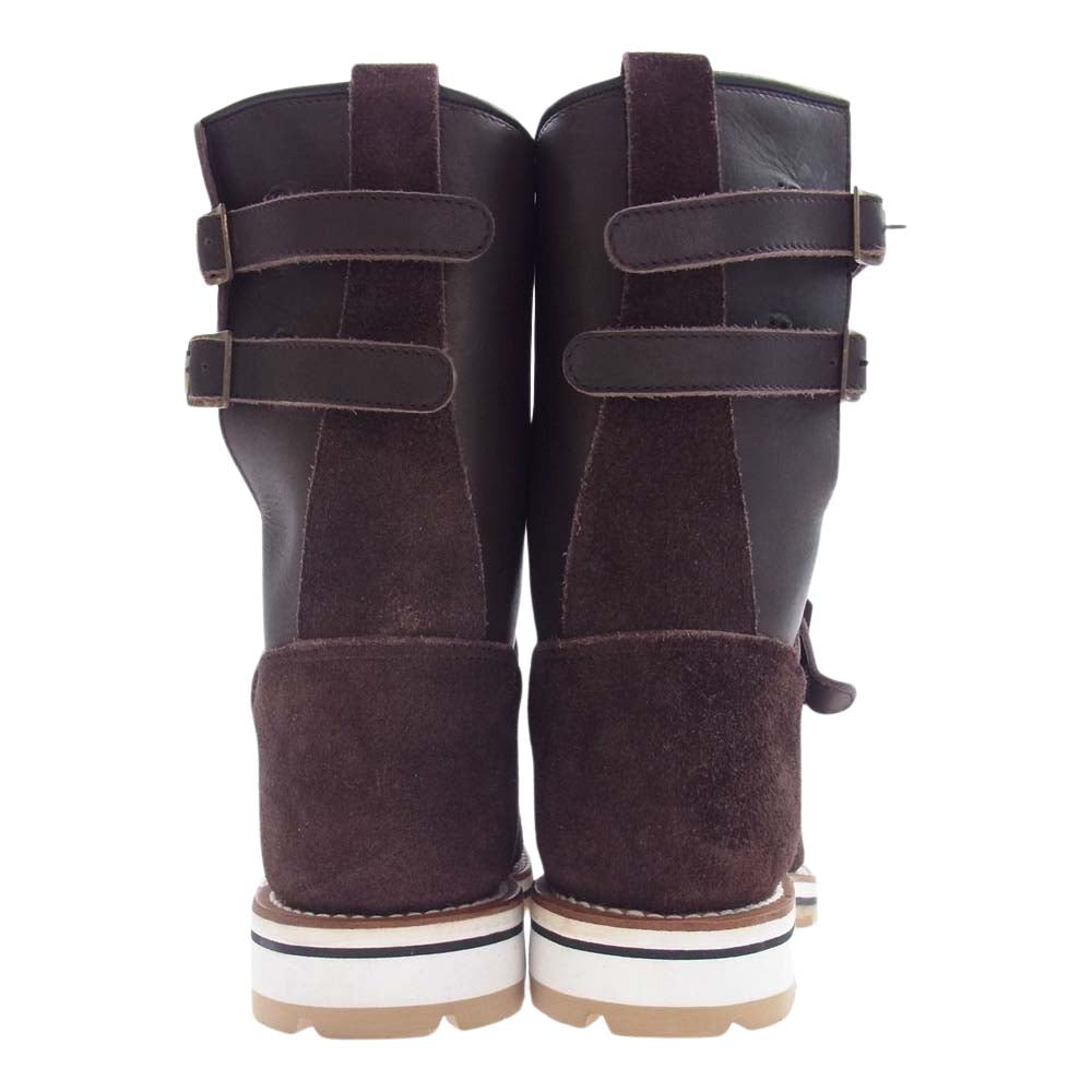 ティーアールフォーサスペンション ダブルストラップ エンジニア ブーツ ブラウン系 7【中古】