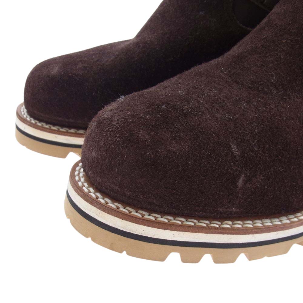 ティーアールフォーサスペンション ダブルストラップ エンジニア ブーツ ブラウン系 7【中古】