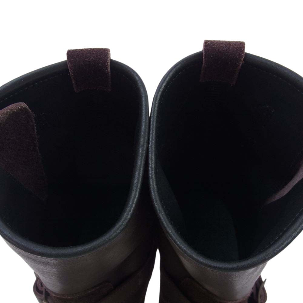 ティーアールフォーサスペンション ダブルストラップ エンジニア ブーツ ブラウン系 7【中古】