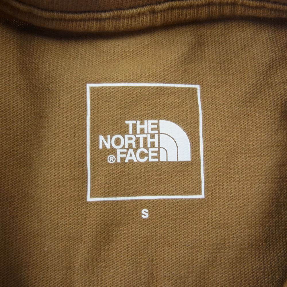 THE NORTH FACE ノースフェイス NT32244 L/S HEAVY COTTON TEE ヘビーコットン Tシャツ ロングスリーブ ロンT 長袖 ブラウン系 S【中古】