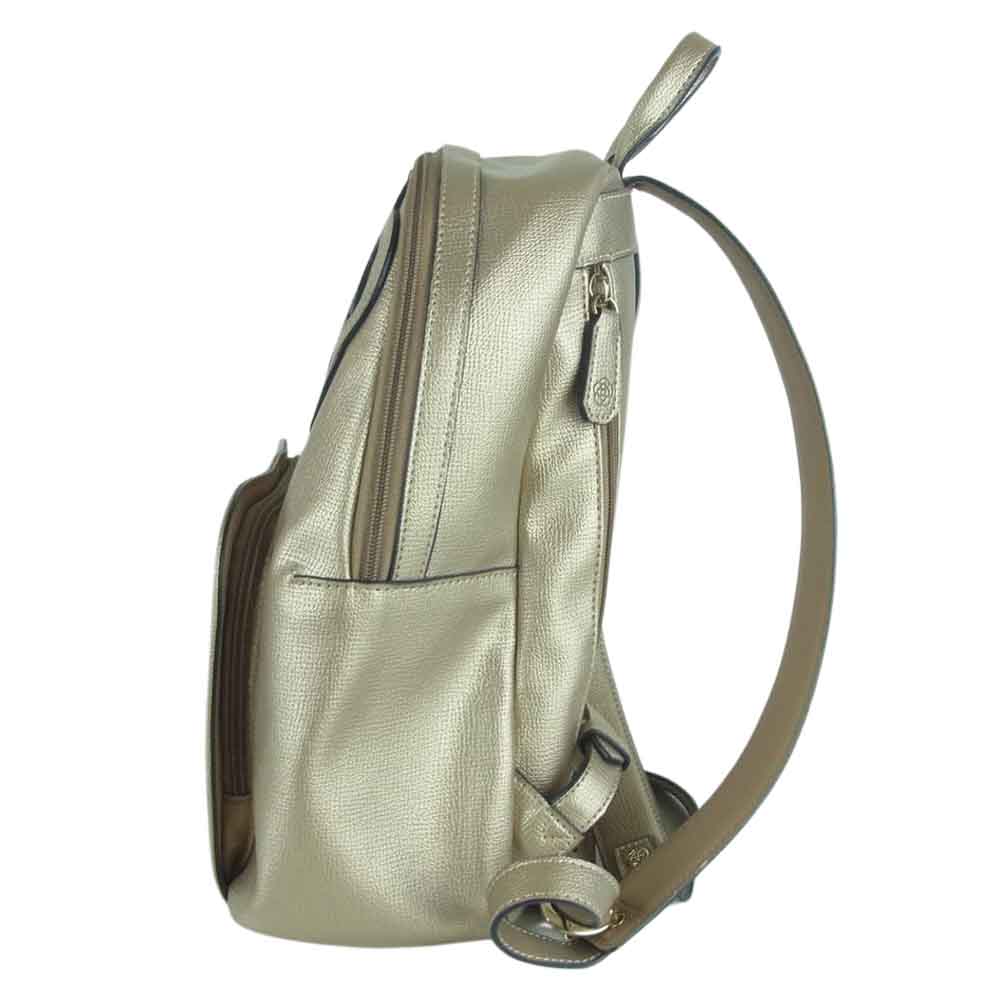 クレイサス カメリア バックパック リュック ゴールド系 メタリックカラー系【中古】