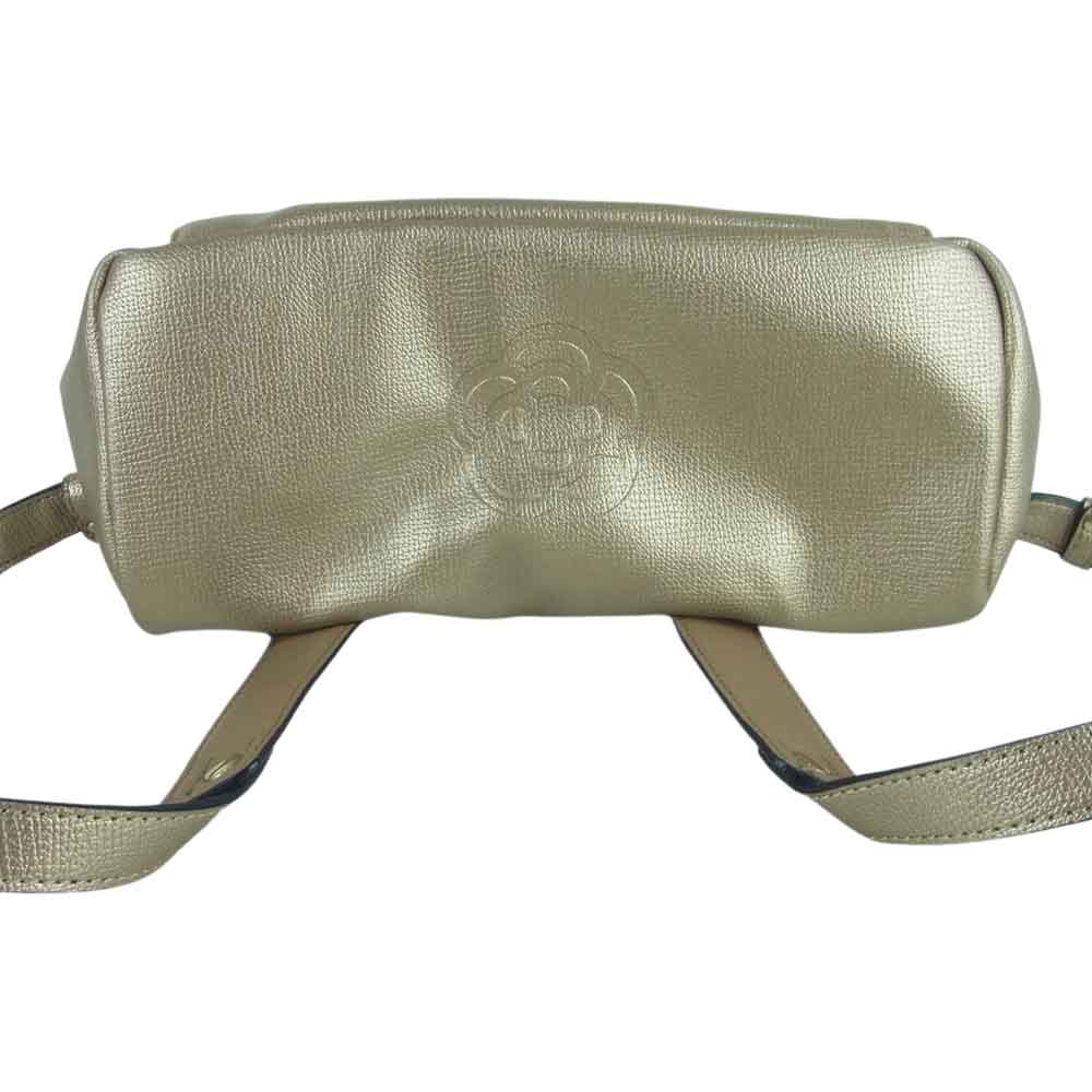 クレイサス カメリア バックパック リュック ゴールド系 メタリックカラー系【中古】