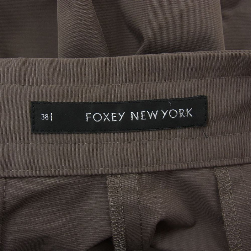 FOXEY フォクシー 27273-NSSFA226T FOXEY NEWYORK フレアスカート ブラウン系 38【中古】