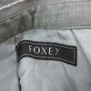 FOXEY フォクシー 34203-SSFY26T ウールブレンド ベルフラワー スカート ソフィーグレー グレー系 38【中古】