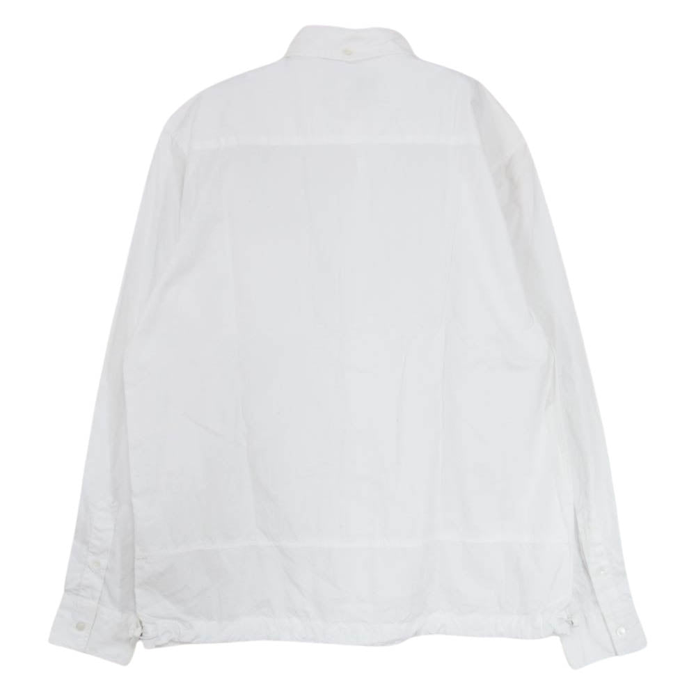 デニムバイヴァンキッシュ 裾ドローコード オックスフォード ボタンダウン 長袖シャツ ホワイト系 M【中古】