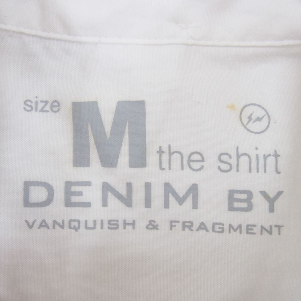 デニムバイヴァンキッシュ 裾ドローコード オックスフォード ボタンダウン 長袖シャツ ホワイト系 M【中古】