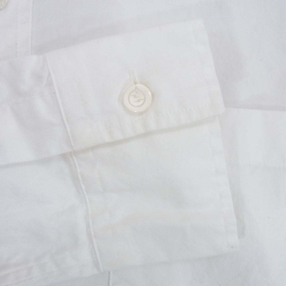 デニムバイヴァンキッシュ 裾ドローコード オックスフォード ボタンダウン 長袖シャツ ホワイト系 M【中古】