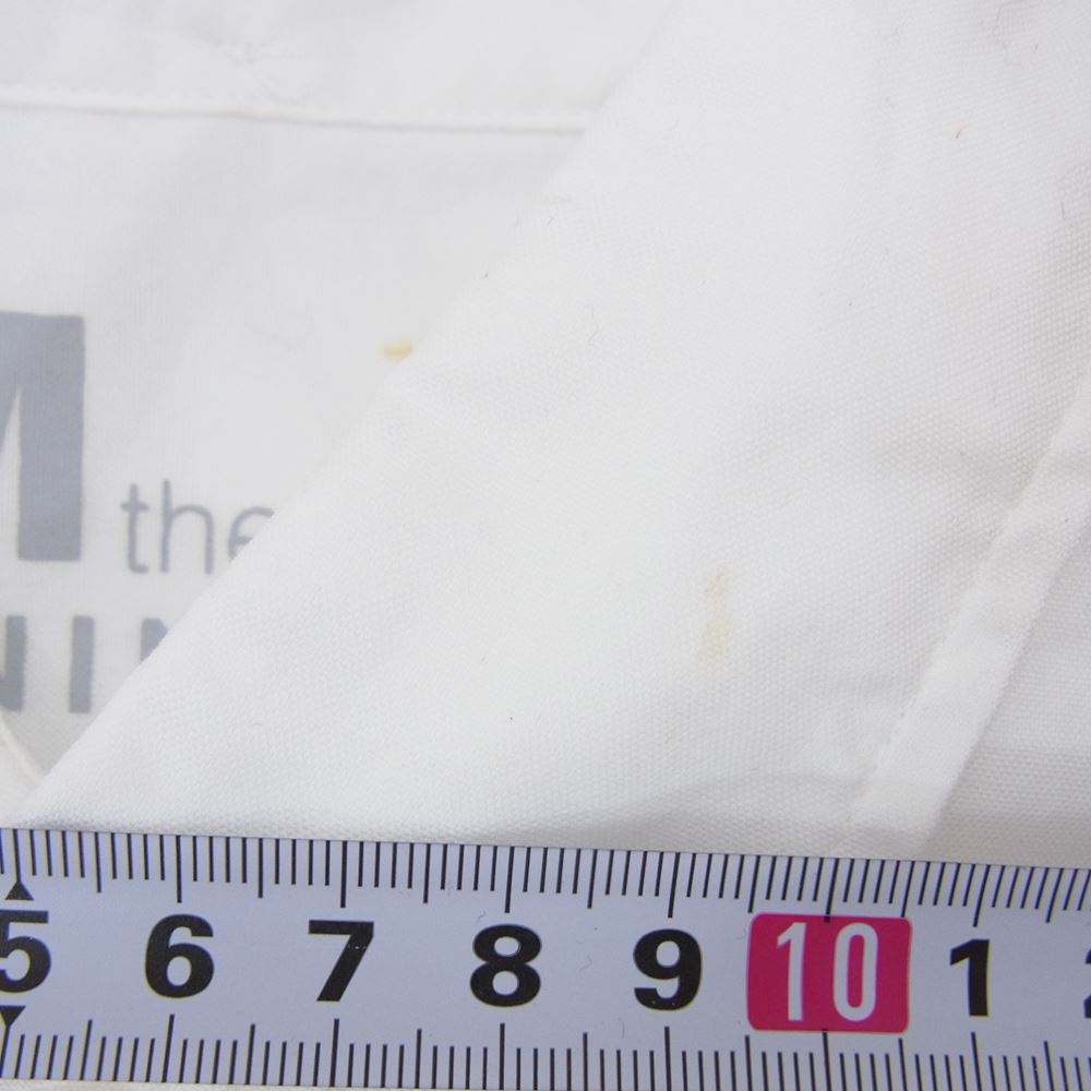 デニムバイヴァンキッシュ 裾ドローコード オックスフォード ボタンダウン 長袖シャツ ホワイト系 M【中古】