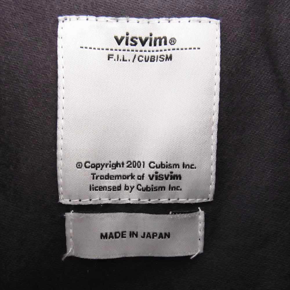 VISVIM ビズビム 0116205011021 BLACK ELK SHIRT ウッドボタン 長袖 シャツ コットン 日本製 ダークネイビー系 2【中古】
