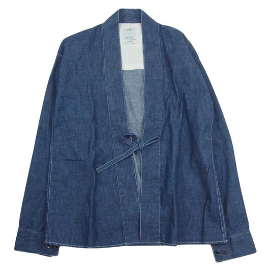 VISVIM ビズビム 14AW 0114405007001 SS LHAMO SHIRT ONE WASH ラモシャツ ワンウォッシュ デニム シャツ インディゴブルー系 2【中古】