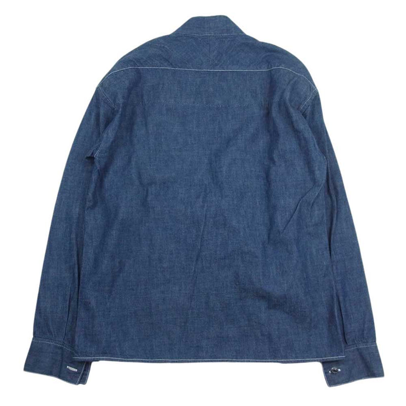 VISVIM ビズビム 14AW 0114405007001 SS LHAMO SHIRT ONE WASH ラモシャツ ワンウォッシュ デニム シャツ インディゴブルー系 2【中古】