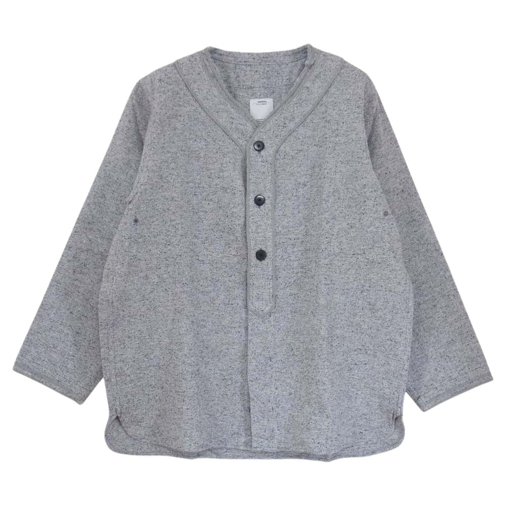 VISVIM ビズビム 16AW 0116205011031 F.I.L限定 DUGOUT SHIRT L/S W/L シルクブレンド ダグアウトシャツ グレー系 2【中古】