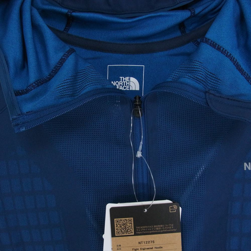 THE NORTH FACE ノースフェイス NT12275 BF Flight Engineered Hoodie フライト エンジニアード フーディ パーカー ブルー系 S【新古品】【未使用】【中古】