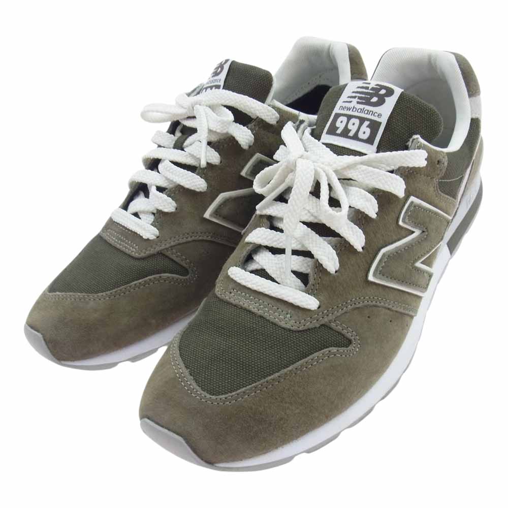 NEW BALANCE ニューバランス CM996TC2 ローカット スニーカー カーキ系 28cm【中古】