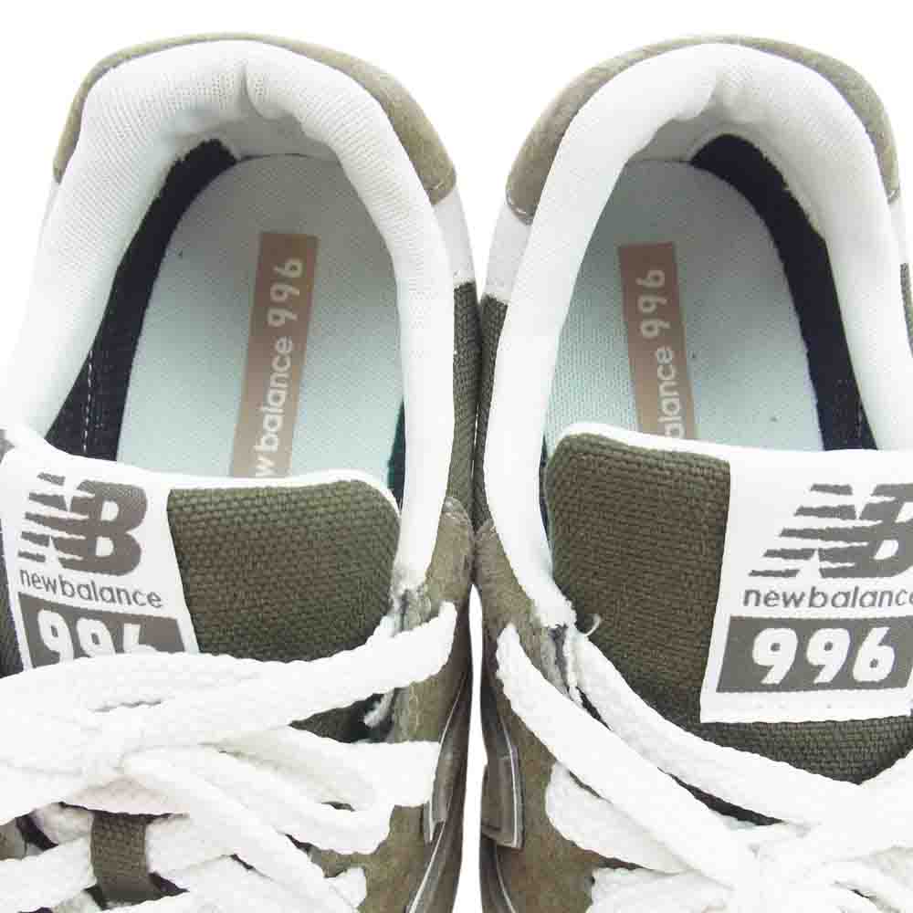 NEW BALANCE ニューバランス CM996TC2 ローカット スニーカー カーキ系 28cm【中古】