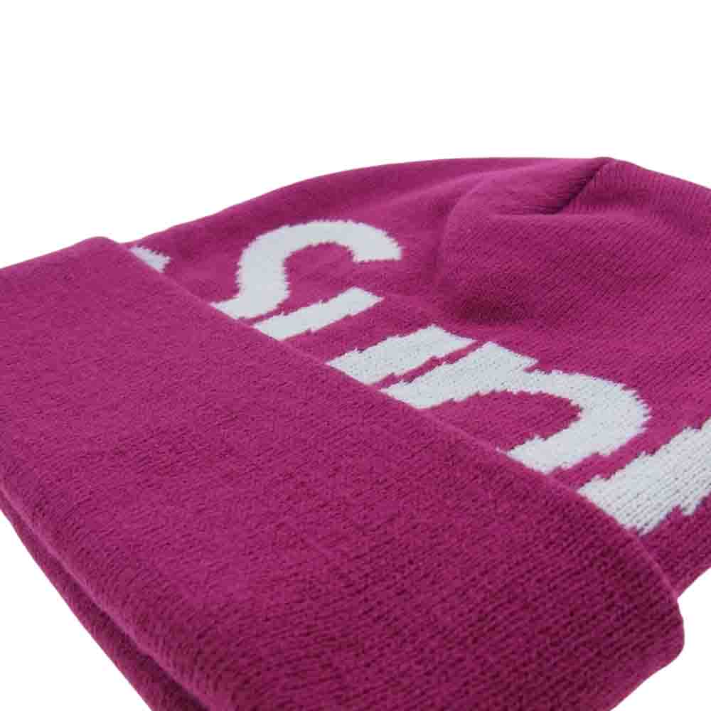 Supreme シュプリーム Big Logo Beanie ビッグロゴビーニー ニットキャップ ピンク系【中古】