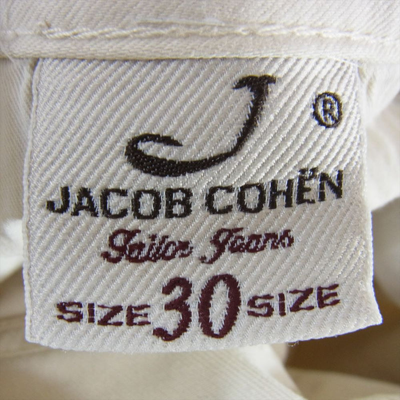 JACOB COHEN ヤコブコーエン J610 ストレート デニム パンツ ジーンズ オフホワイト系 30【中古】