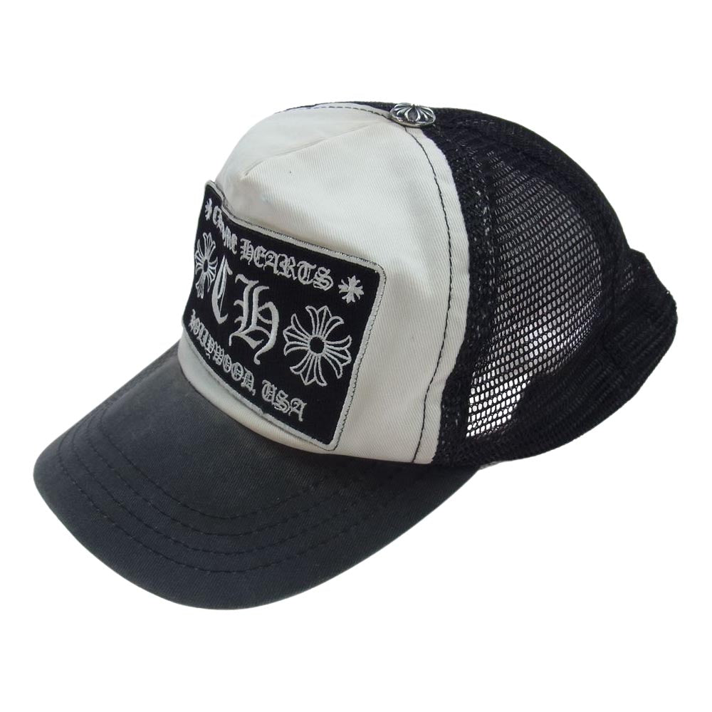 CHROME HEARTS クロムハーツ（原本無） TRUCKER CAP CHパッチ トラッカー キャップ ブラック系 表記サイズ無し【中古】