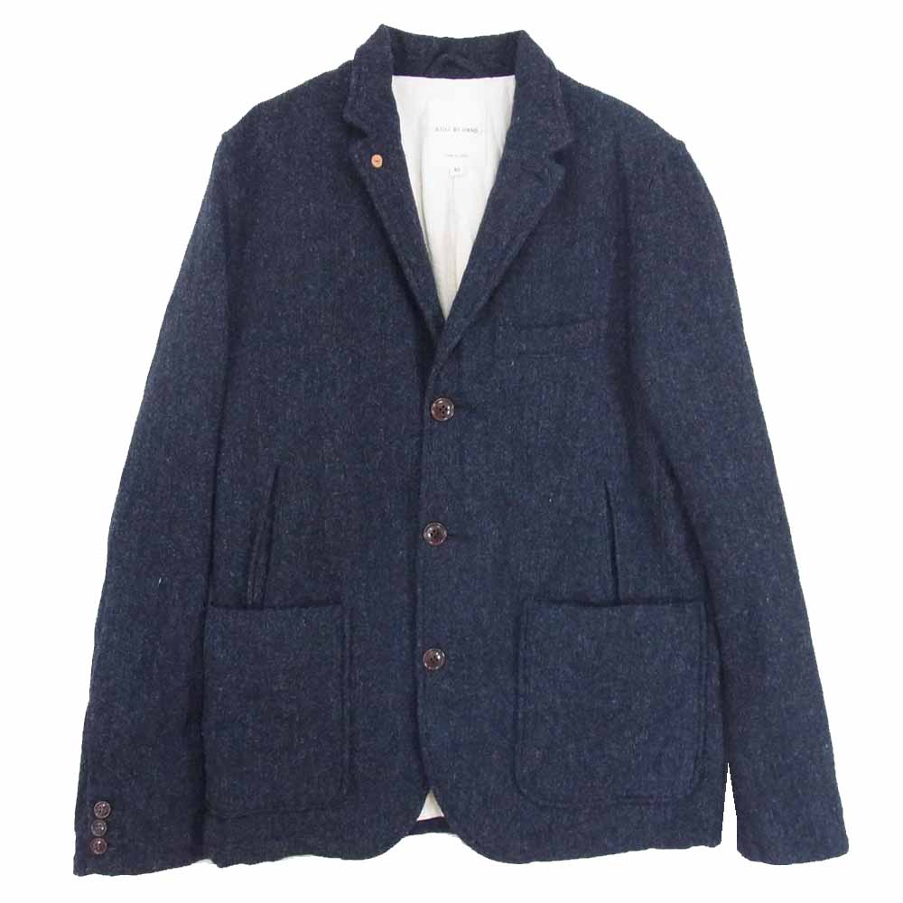 スティルバイハンド JK0114 MOONツイード JKT ウール テーラードジャケット インディゴブルー系 46【中古】