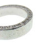 CHROME HEARTS クロムハーツ（原本無） 6mm Spacer Ring プレーン スペーサー リング シルバー系 14号【中古】