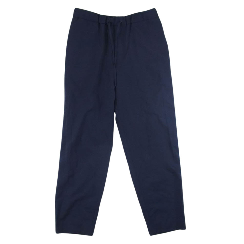 エイトン PRAGSM0203 WOOL OXFORD TAPERED EASY PANTS ウール オックスフォード テーパード イージーパンツ ネイビー系 04【中古】