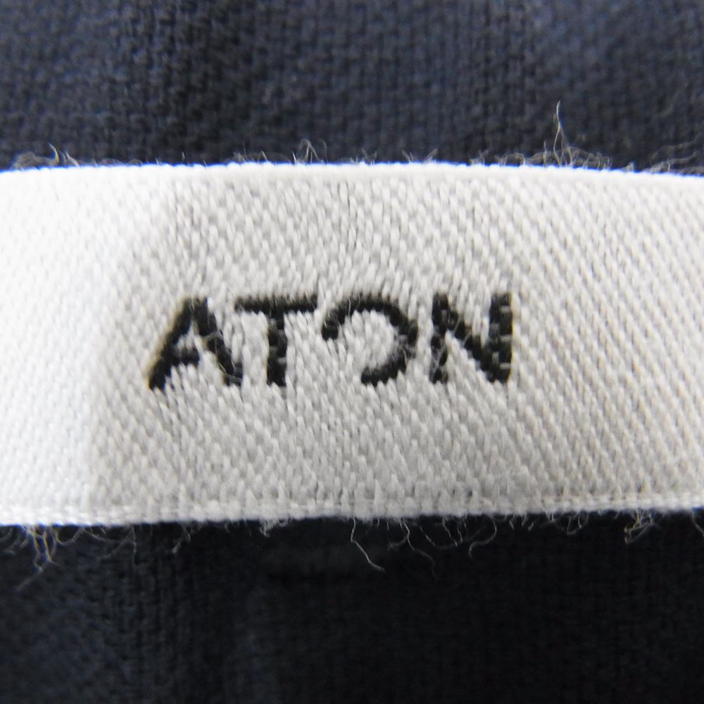 エイトン PRAGSM0203 WOOL OXFORD TAPERED EASY PANTS ウール オックスフォード テーパード イージーパンツ ネイビー系 04【中古】