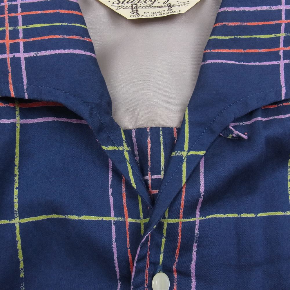 JELADO ジェラード STARRY GATE Vincent Shirts ヴィンセント 半袖 シャツ ネイビー系 XS【中古】