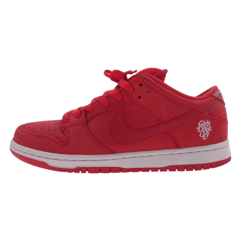 NIKE ナイキ BQ6832-600 × Girls Don't Cry ガールズ ドント クライ B Dunk Low Pro QS Red ダンク ロー プロ QS レッド スニーカー レッド系 26cm【中古】