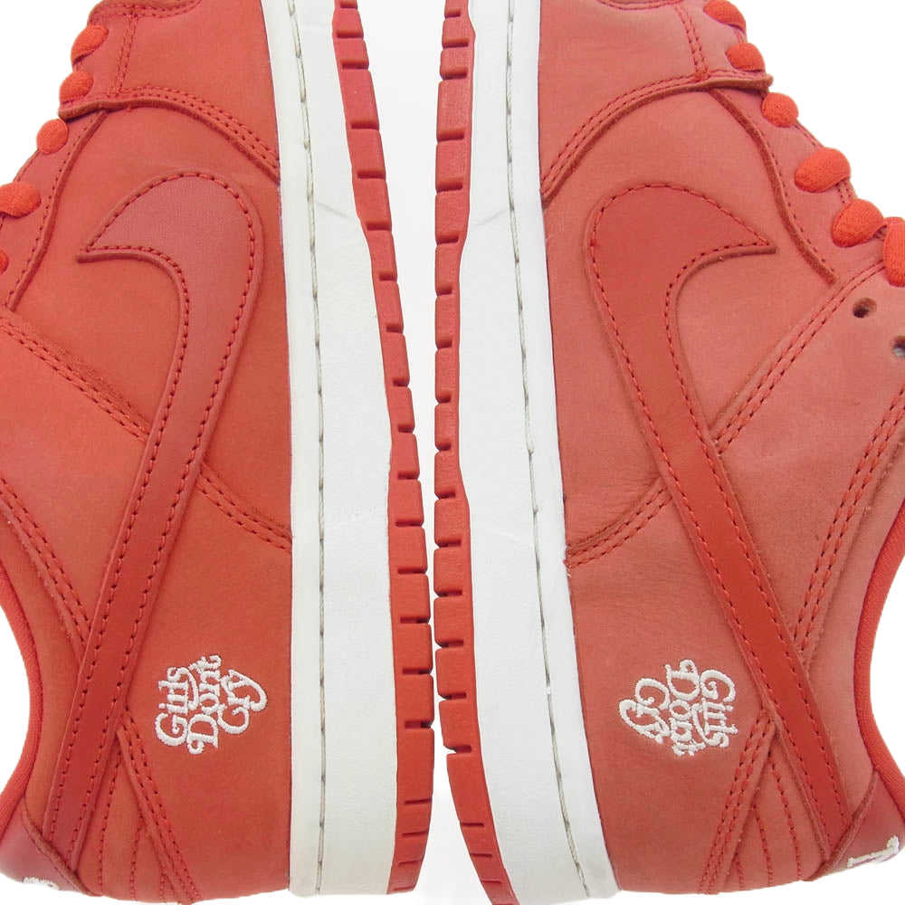 NIKE ナイキ BQ6832-600 × Girls Don't Cry ガールズ ドント クライ B Dunk Low Pro QS Red ダンク ロー プロ QS レッド スニーカー レッド系 26cm【中古】