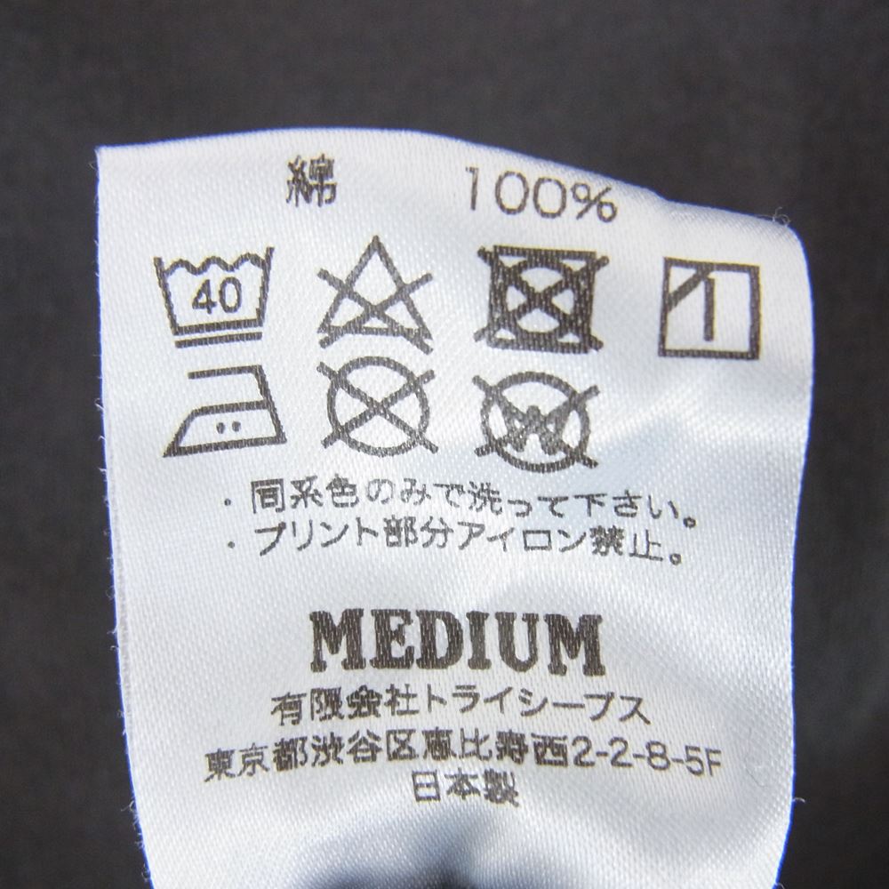 STANDARD CALIFORNIA スタンダードカリフォルニア AH × CLAP YOUR HANDS T ハンド ラバー プリント 半袖 Tシャツ ブラック系 M【中古】