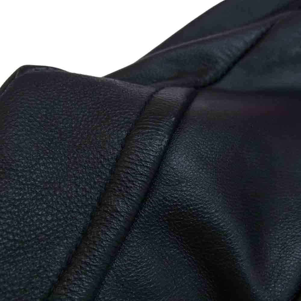 JACKROSE ジャックローズ 210701J シープレザー ダブルライダース レザー ジャケット ブラック系 3【中古】