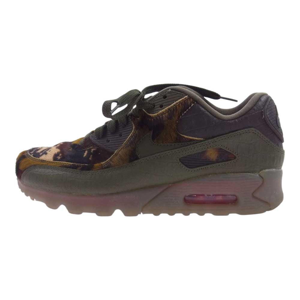 NIKE ナイキ CU0675-300 AIR MAX 90 CROC CAMO エアマックス90 クロックカモ スニーカー モスグリーン系 27.5cm【中古】