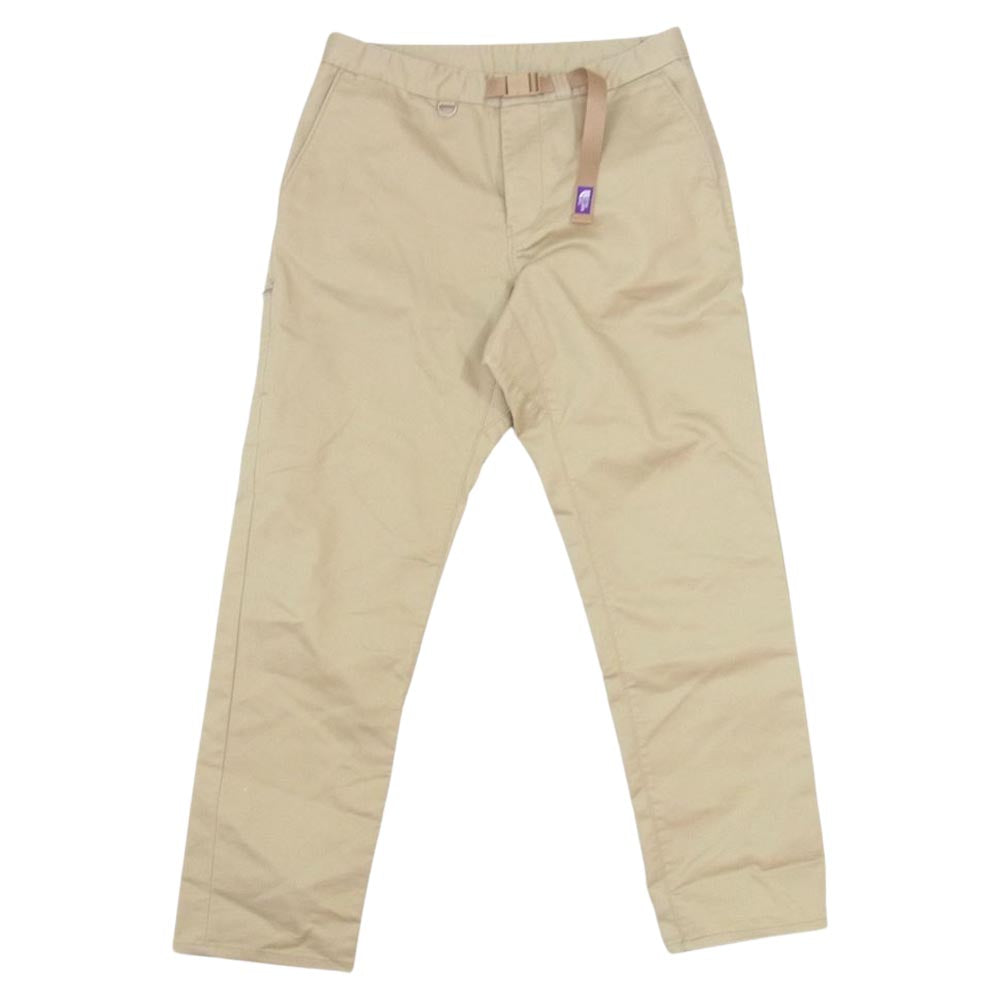 THE NORTH FACE ノースフェイス NT5051N PURPLE LABEL パープルレーベル STRETCH TWILL TAPERED PANTS ストレッチツイル テーパード パンツ ベージュ系 WM【中古】