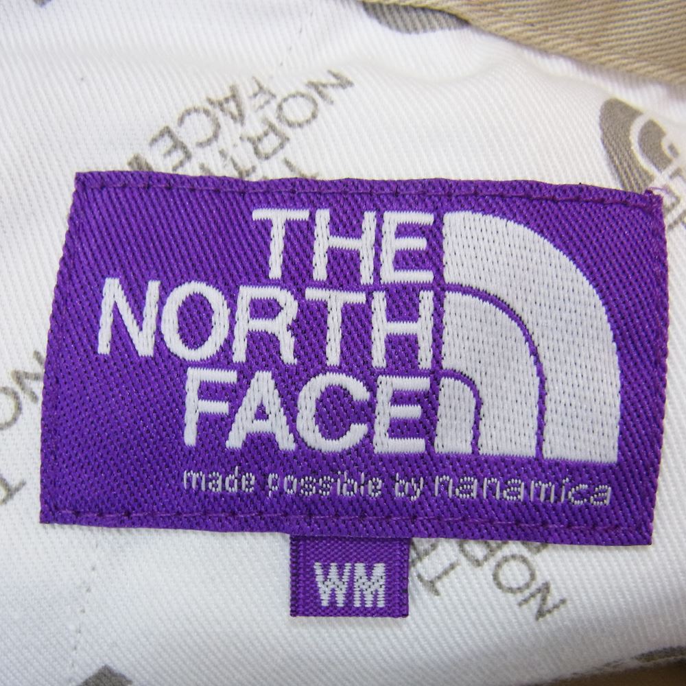 THE NORTH FACE ノースフェイス NT5051N PURPLE LABEL パープルレーベル STRETCH TWILL TAPERED PANTS ストレッチツイル テーパード パンツ ベージュ系 WM【中古】