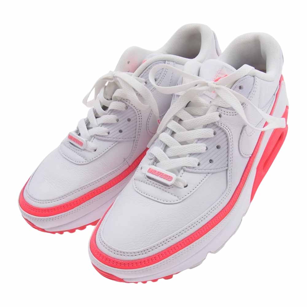 NIKE ナイキ CJ7197-103 × UNDEFEATED アンディフィーテッド Air Max 90 エア マックス スニーカー ホワイト系 28cm【中古】