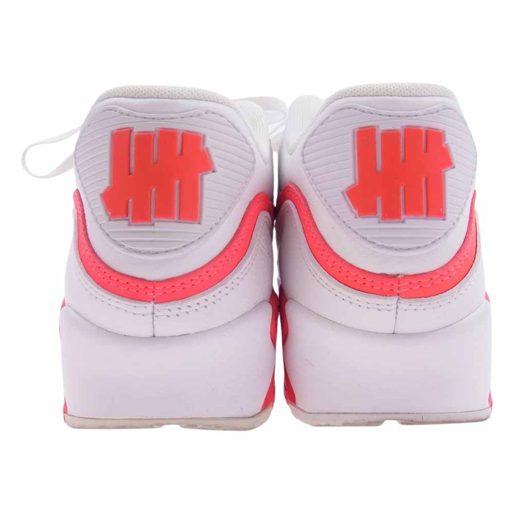 NIKE ナイキ CJ7197-103 × UNDEFEATED アンディフィーテッド Air Max 90 エア マックス スニーカー ホワイト系 28cm【中古】