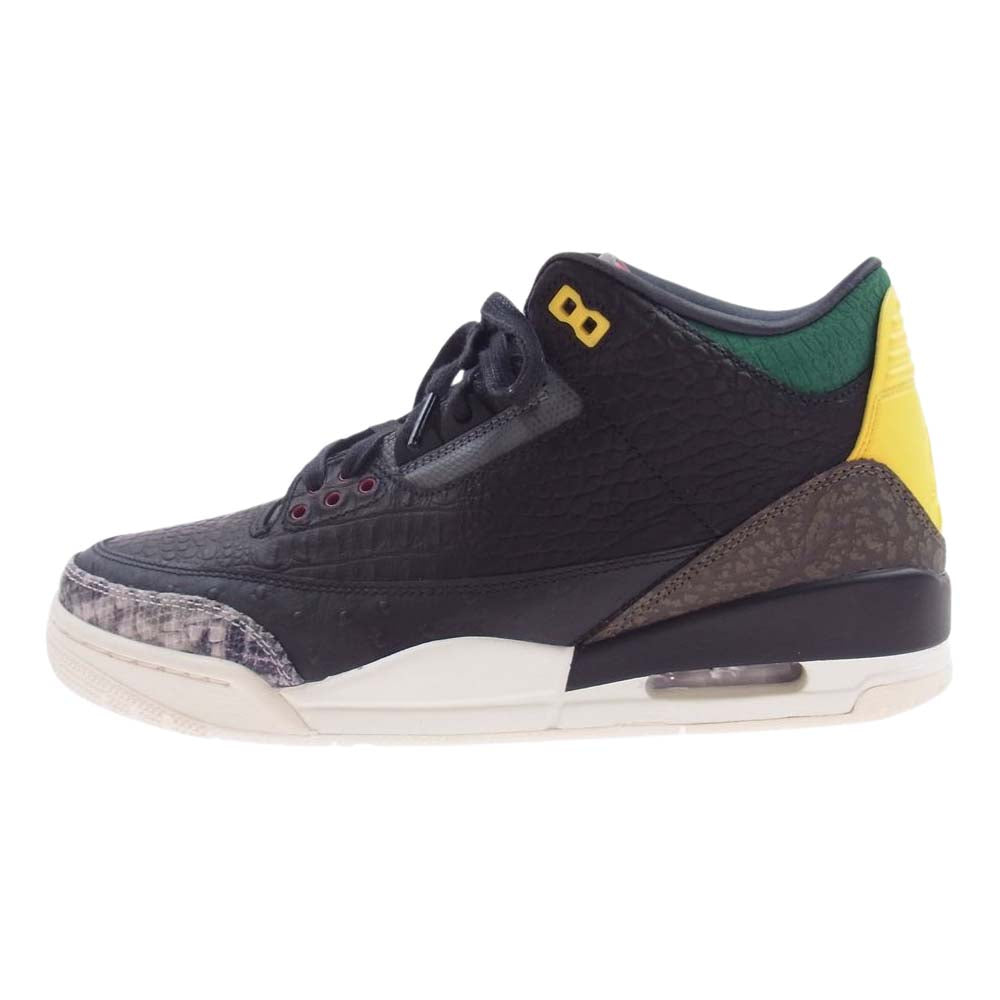 NIKE ナイキ CV3583-003 AIR JORDAN 3 AJ3 RETRO SE Animal Instinct 2.0 エアジョーダン レトロ アニマル スニーカー マルチカラー系 27.5cm【美品】【中古】