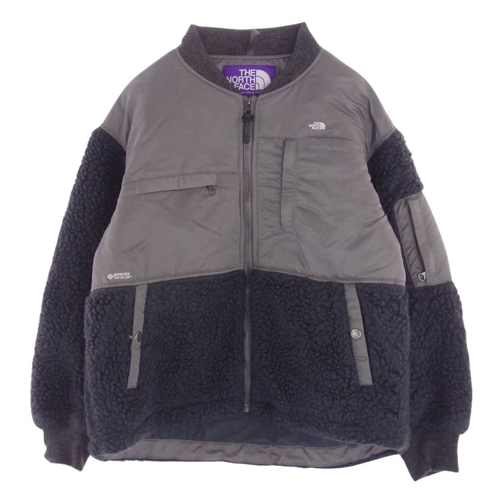 THE NORTH FACE ノースフェイス NA2151N PURPLE LABEL パープルレーベル Wool Boa Fleece Denali Jacket ウール ボア フリース デナリジャケット グレー系 WS【中古】