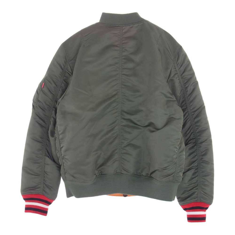 Supreme シュプリーム 16AW × UNDERCOVER アンダーカバー Reversible MA-1 リバーシブル ブルゾン モスグリーン系 S【中古】