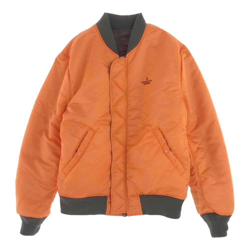 Supreme シュプリーム 16AW × UNDERCOVER アンダーカバー Reversible MA-1 リバーシブル ブルゾン モスグリーン系 S【中古】