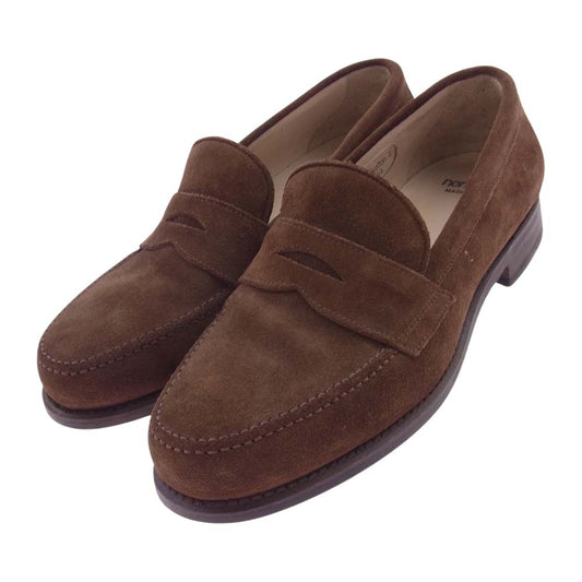 nonnative ノンネイティブ clerk loafer cow suede スエード ローファー シューズ ブラウン系 41【中古】