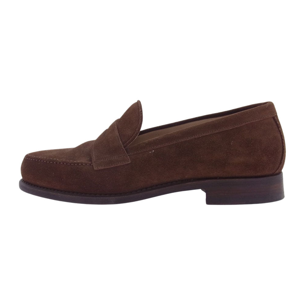 nonnative ノンネイティブ clerk loafer cow suede スエード ローファー シューズ ブラウン系 41【中古】