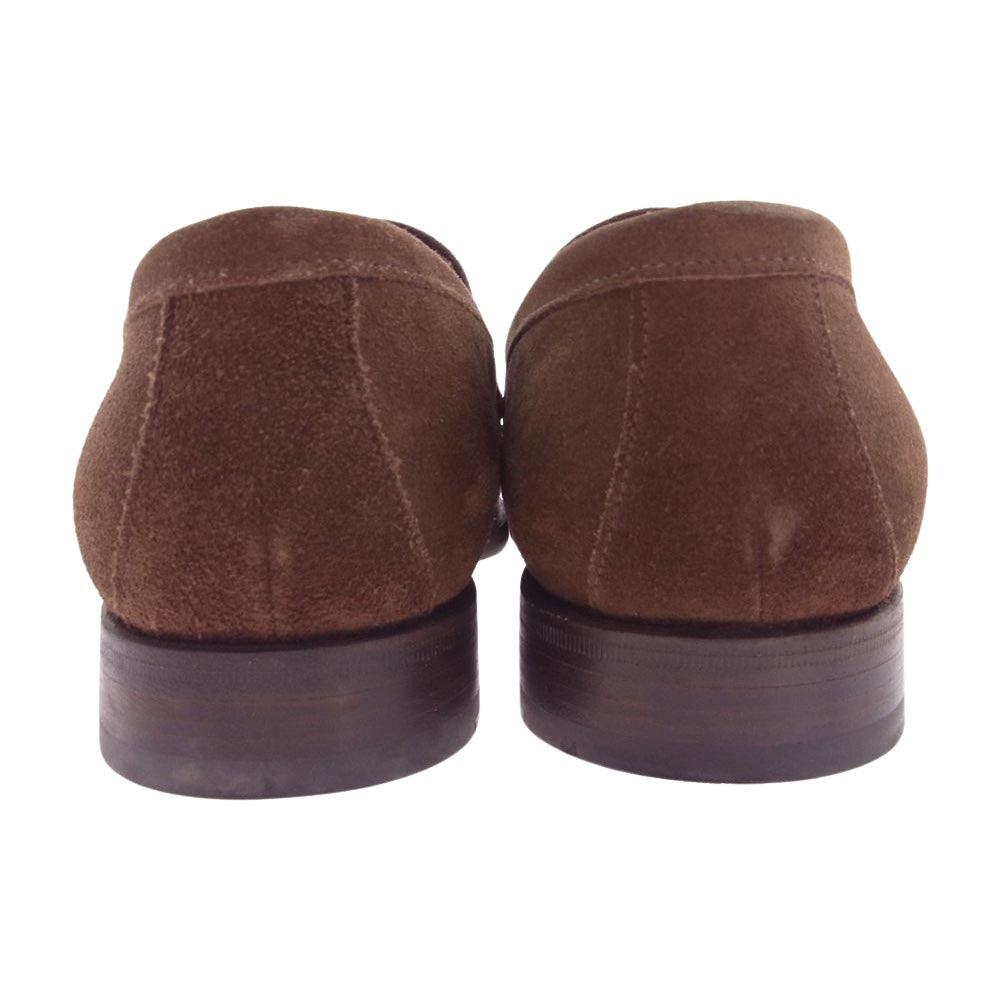 nonnative ノンネイティブ clerk loafer cow suede スエード ローファー シューズ ブラウン系 41【中古】