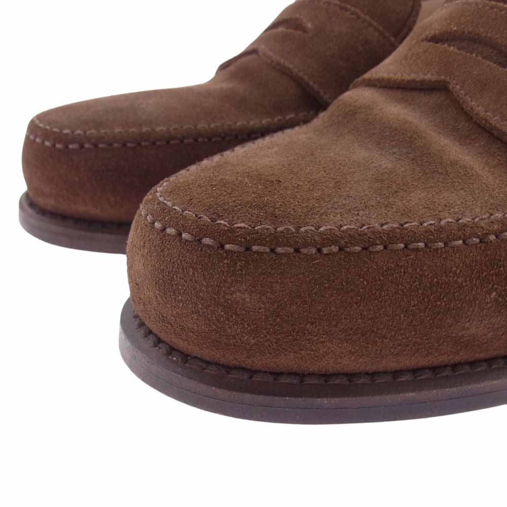 nonnative ノンネイティブ clerk loafer cow suede スエード ローファー シューズ ブラウン系 41【中古】