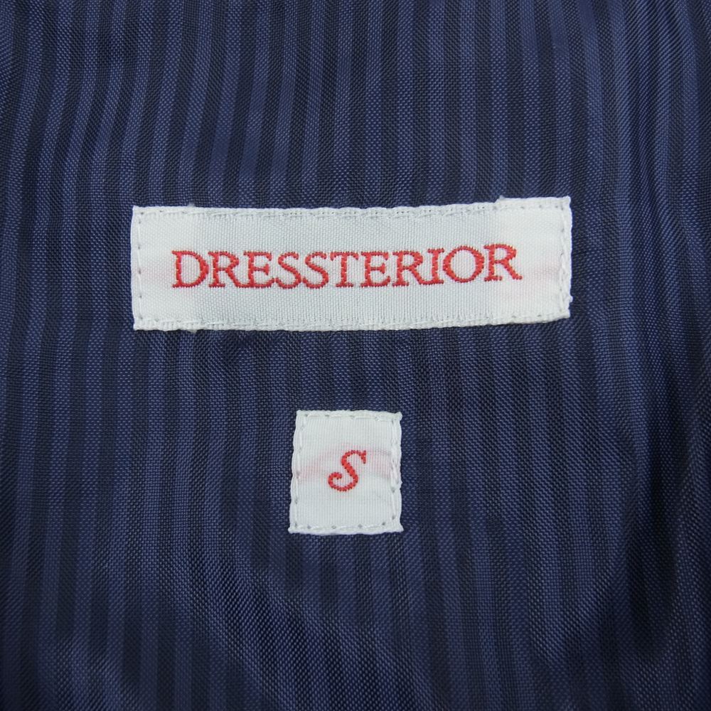 DRESSTERIOR ドレステリア 7295 086-45012 ノーカラー 1B ジャケット ブラック系 S【中古】