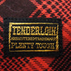 TENDERLOIN テンダーロイン T-PRINT FLANNEL プリント フランネル チェック シャツ レッド系 S【中古】