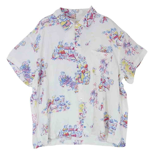 PORTER CLASSIC ポータークラシック 20SS HAWAIIAN HISTORY ALOHA SHIRT ハワイアンヒストリー アロハシャツ XS【中古】