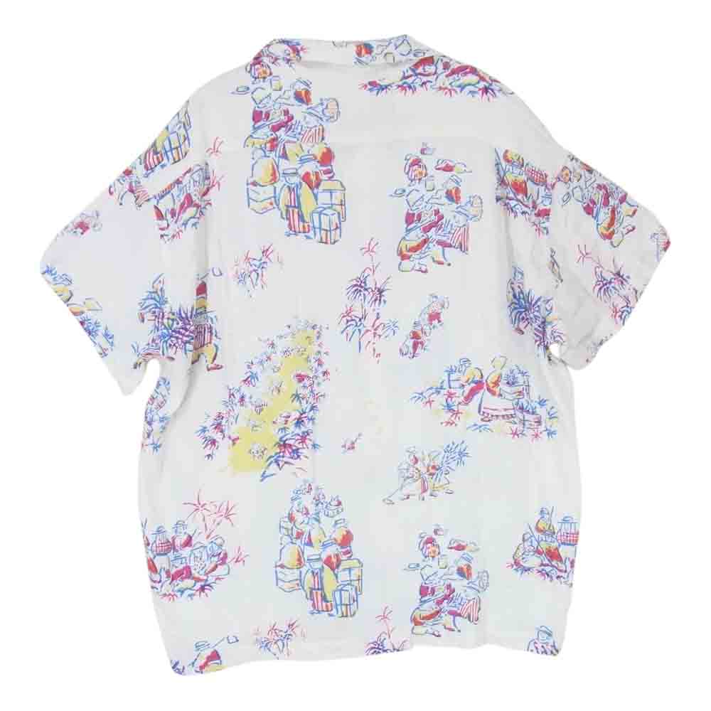 PORTER CLASSIC ポータークラシック 20SS HAWAIIAN HISTORY ALOHA SHIRT ハワイアンヒストリー アロハシャツ XS【中古】